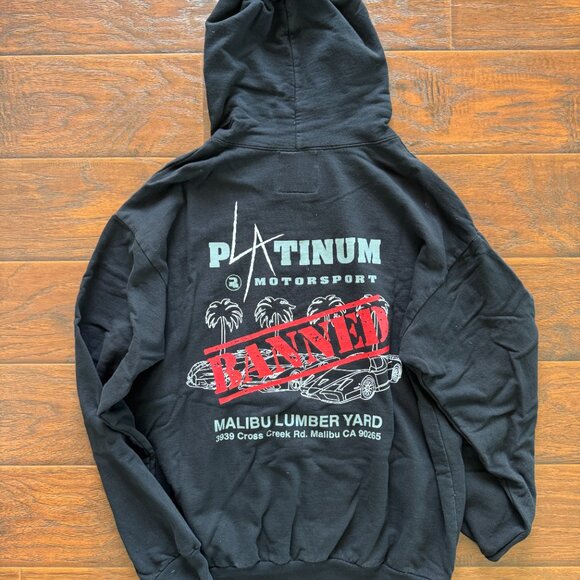 Local Authority Hooded Fleece - Screen Printed Graphic LT chest / back - Size L - Picture 2 of 3